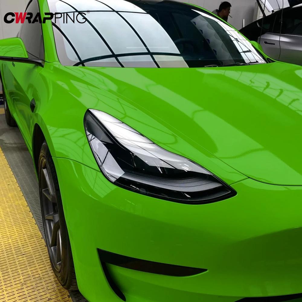 Glossy Car Stickers Color Change Vinyl Film Waterproof Motorcycle Car Body Film Protective Decor Wrapping for Auto Accessories