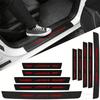 Car Rear Bumper Guard Protector Sticker For VINGRLE Emblem Carbon Fiber Front Door Sill Threshold Cover Auto Accessories