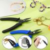 Steel Jump Ring Pliers Opening/Closing Cutting Pliers Wire Flush Cutter Key Chain Making