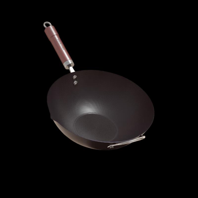 

UKITCHEN 30cm Nitrided Refined Iron Wok