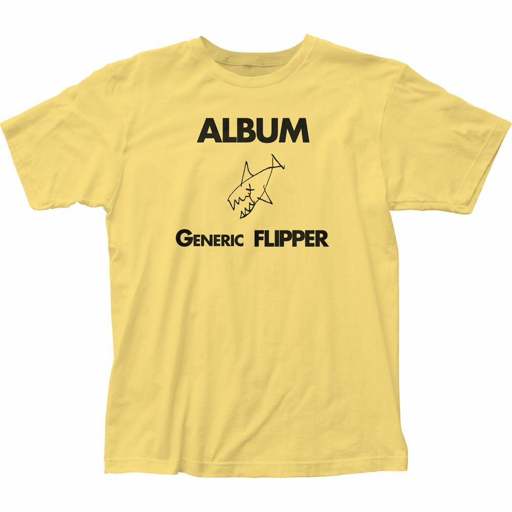 

26 Flipper Generic Flipper T Shirt Mens Licensed Rock N Roll Music Band Tee Yellow Unisex T-Shirt XXXXL
