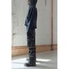 H M Baggy Cargo Jeans Dark deniM Grey