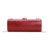Pu Leather Pattern Long Clutch Bag With Lock For Daily Use