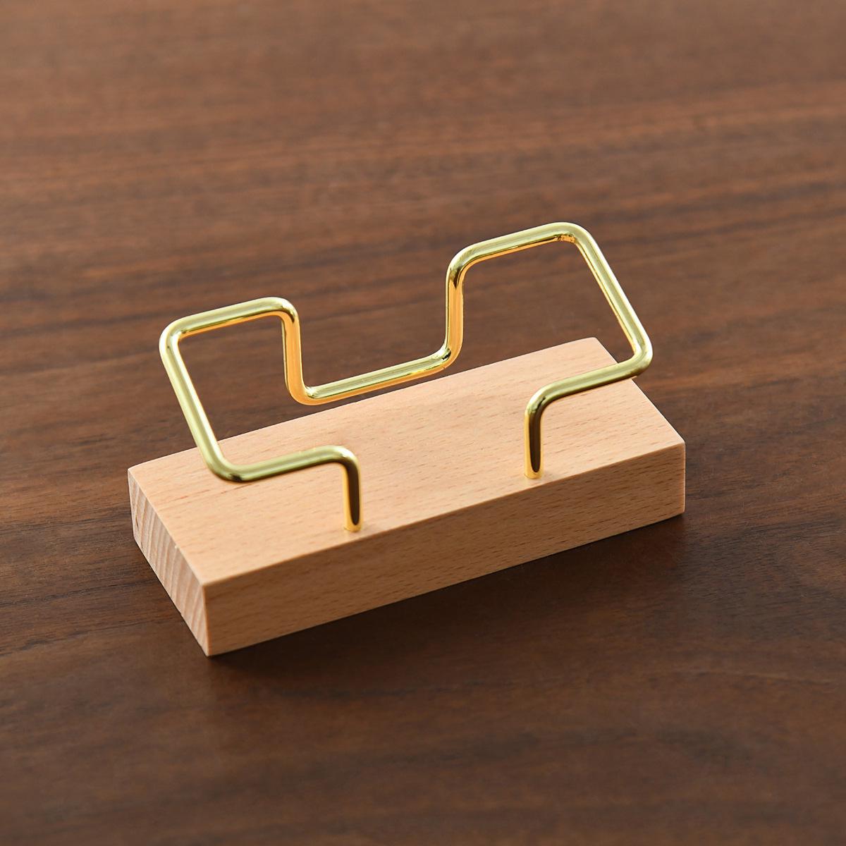 

Premium Business Card Holder: Elegant Reception Display Box for Desktop Storage