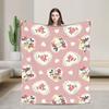 GUOYU Blanket Valentines Day Mickeys And Minnies Throw Blanket for Couch Cozy Plush Blanket Inches Multiple Sizes Bedspread for All Seasons