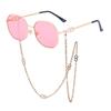 Chain Sunglasses Women'S Anti-Drop Chain Lanyard Irregular Polygon Full Frame Sunglasses Women'S Trend