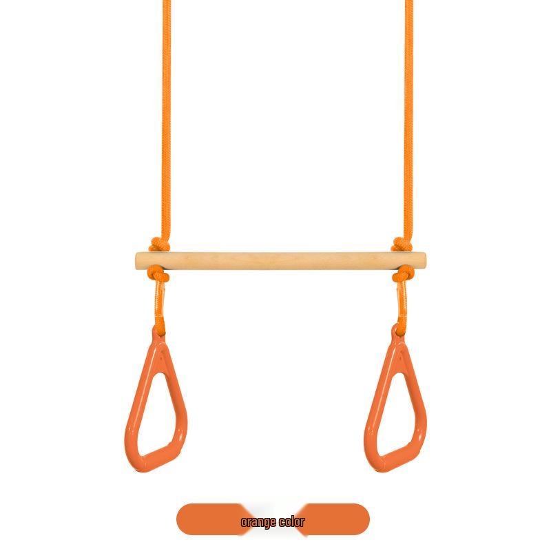 

Adjustable Kids Indoor/Outdoor Gymnastics Rings for Early Development & Exercise помаранчевий