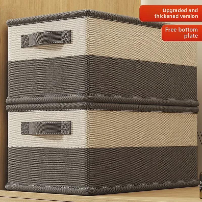 Quilt & Clothes Storage Box: Foldable Wardrobe Organizer with Dividers