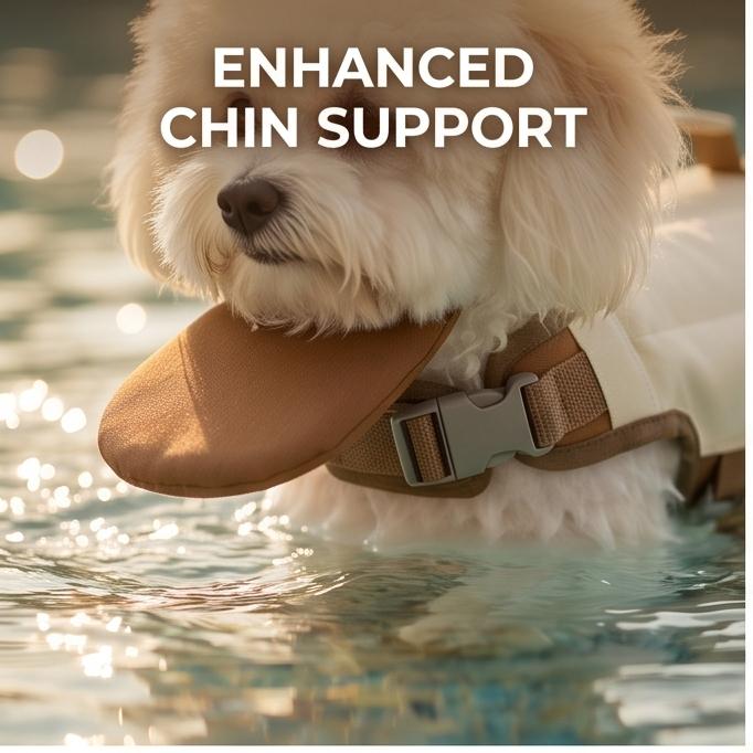 Giubbotto di salvataggio per cani con cartone animato carino regolabile, giubbotto di sicurezza ad alta galleggiabilità per cani di taglia piccola e media, per piscina estiva, lago, spiaggia, attività acquatiche