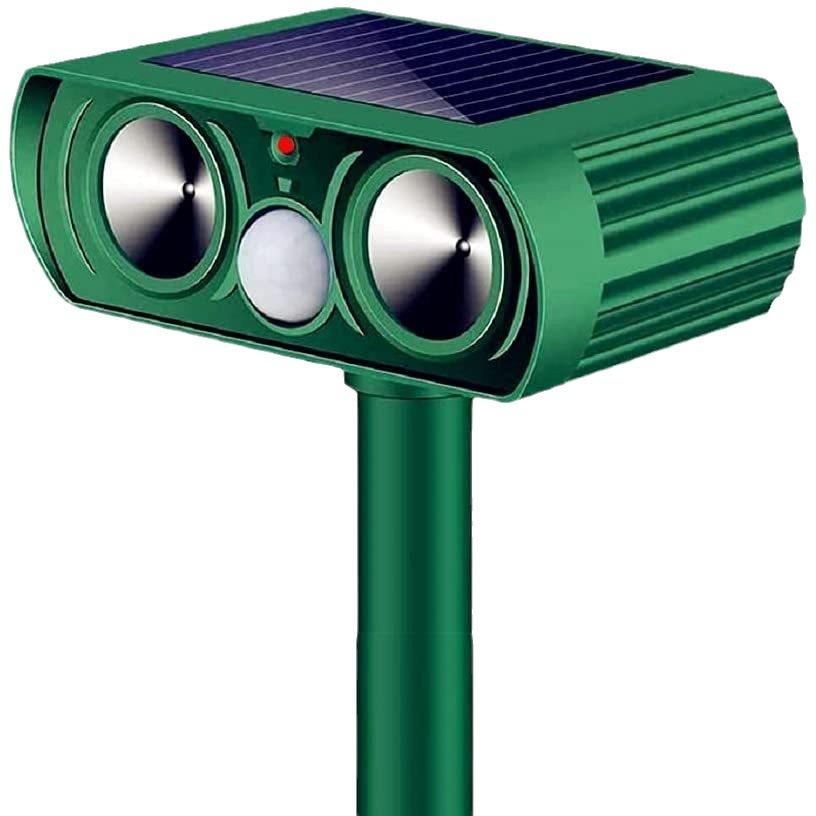 Solar Animal Repeller: Mouse, Snake, Dog, Cat, Bird Outdoor Infrared Strobe