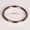 Stainless Steel Smooth Round Cockring Prolong Maintain Erection Adult Sex Toy