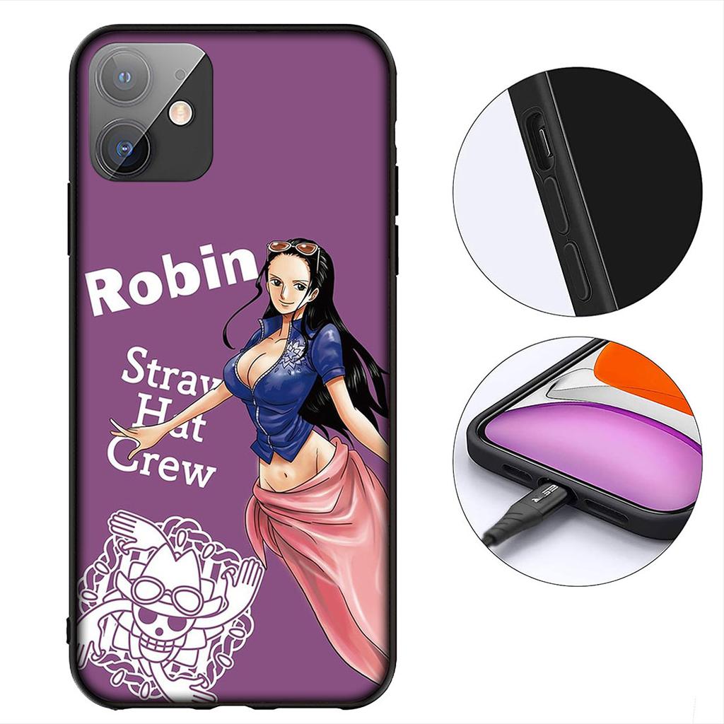 One Luffy Pieces Nico Robin Roronoa Zoro for Motorola Moto G86 G14 G35 G34 G45 G55 G67 G75 G85 G24 G15 G54 G57 Power Phone Case
