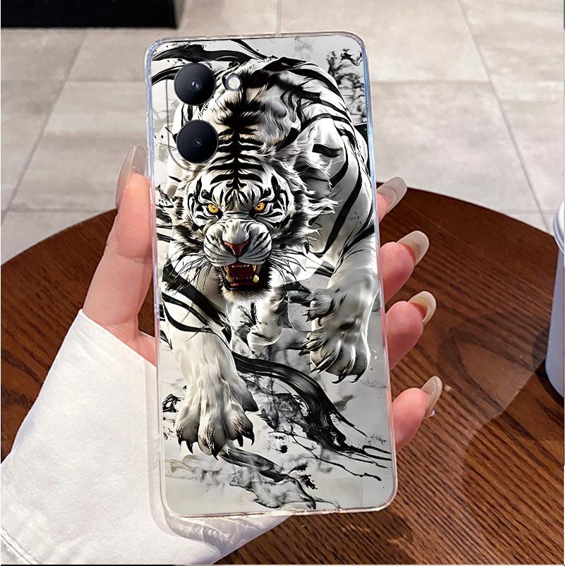 For Realme C33 4G Case RMX3624 Soft Clear Silicone Luxury Cute Love Rabbit Funny Pattern Casing For Realme C33 Back Cover Bumper