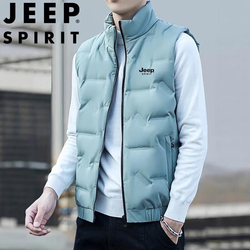 JEEP SPIRIT Men's Winter Stand Collar Down Vest