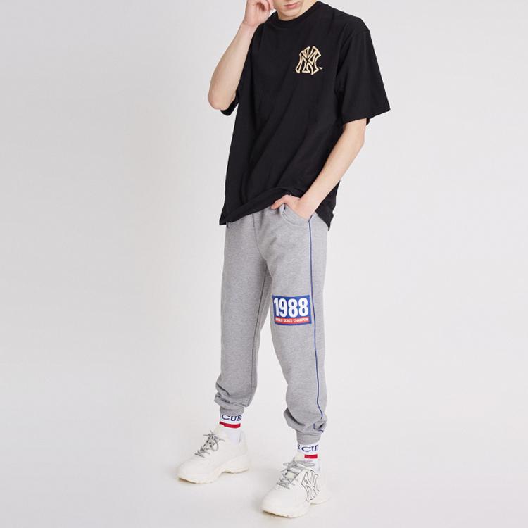 New MLB Set-in Sleeve T-Shirt Unisex Black 31TSSJ931-50L