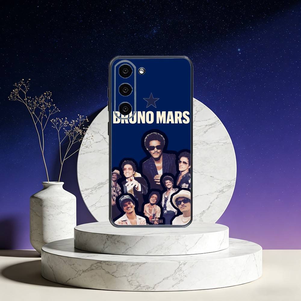 

Singer B-Bruno Mars Phone Case For Samsung Galaxy A73,A72,A71,A70,A53,A52,A51,Others Soft Black Cover Samsung a22 4g