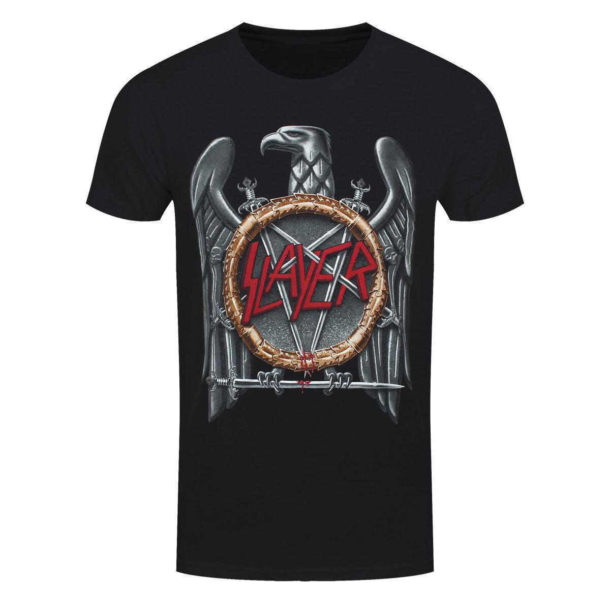 Футболка Slayer Серебряный Орел Метал-группа Официальная Черная Новая 3XL