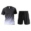 Ghankga Sportswear Mens 2 3 4 Piece Set Fitness Wear Short Sleeve Running Compression Shorts Sports Tights Training Moisture-Wicking Quick-Dry Summer