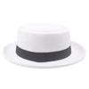 Anime Cosplay Kibutsuji Muzan Costume Hat Halloween Party Fedora Hat Unisex Winter Hats Ribbon Band Hat Classic White Formal Cap