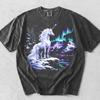 Fantasy Unicorn 90s Graphic T-Shirt,Mystical Creature Shirt,Magical Moonlight Unicorn Tee,Mystical Pegasus Shirt,Fantasy Aesthetic Tee