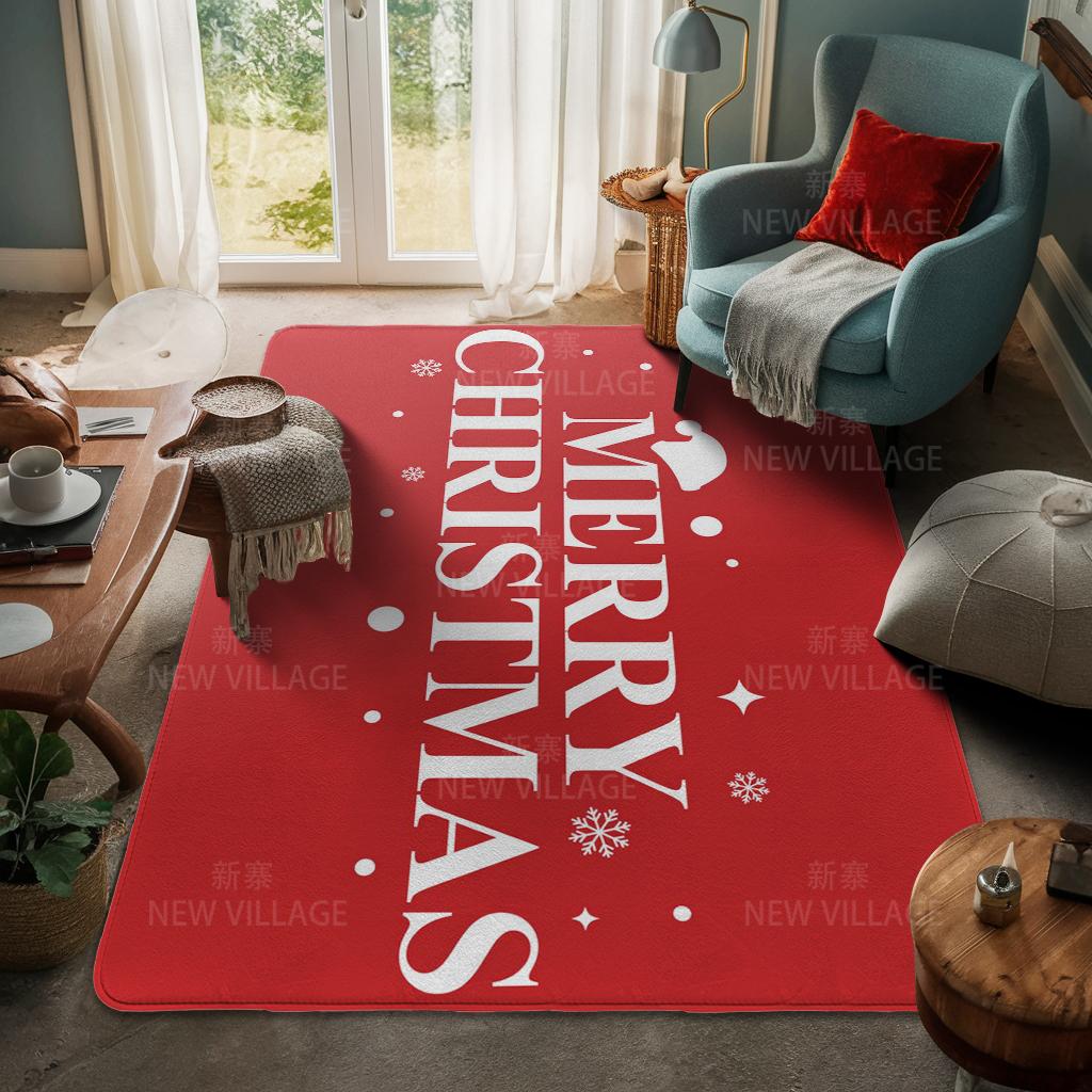 Koberec ke vchodu do domu Rohožka ke dveřím do domu Obývací pokoj Vana Koupelna Protiskluzové koberce s absorpcí vody vana Veselé Vánoce zima
