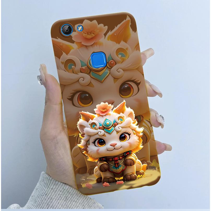 For Vivo V7 V7+ Plus Y79A Y75 Y73 Y79 1716 1718 Phone Case Cute Astronaut Panda Flowers Candy Soft Silicone TPU phone Case Cover