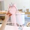 Children's Shiny Ice Crown, Veil Headgear, Princess Elsa Crown Headband Headgear Birthday Dress Accessories