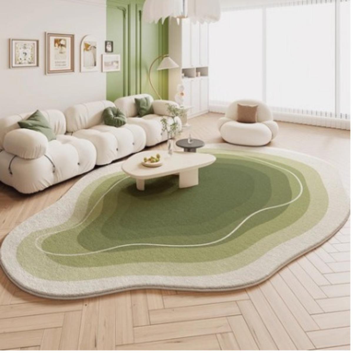 

Очень большой мягкий плюшевый коврик для пола - Нескользящая основа, машинная стирка, роскошный ковер для гостиной и спальни, элегантный коврик, удобный ковер 60*90cm