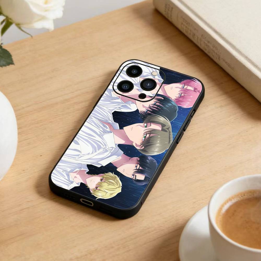 D-Tamon's B-Side Phone Case For iPhone 17 16 15 14 13 12 Max Plus Silicone Black Cover