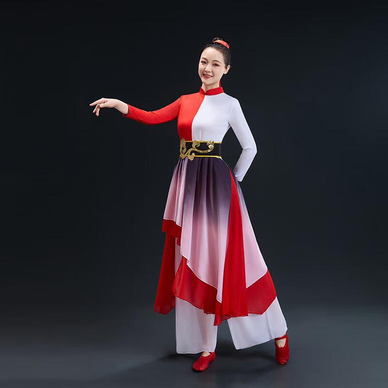 Chinese Classical Folk Dance Performance Costume 2XL