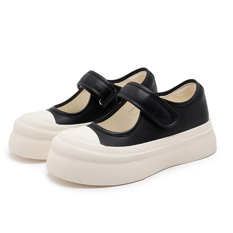 Mary Jane Shoes Women's Sandals Big Head Platform Canvas Shoes
