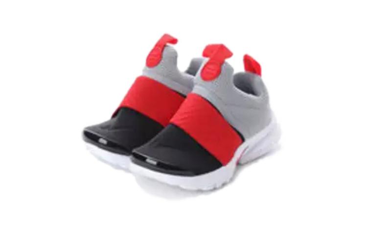 Nike Presto Extreme RT BP Abrasion Resistant Low top Sports Casual Shoes Black Gray Red Children Aged 3 7 Years Old 870023-009