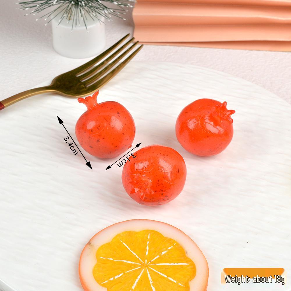 Simulation Mini Fruit Keychain: High-Quality PVC Fake Strawberries and Cherries
