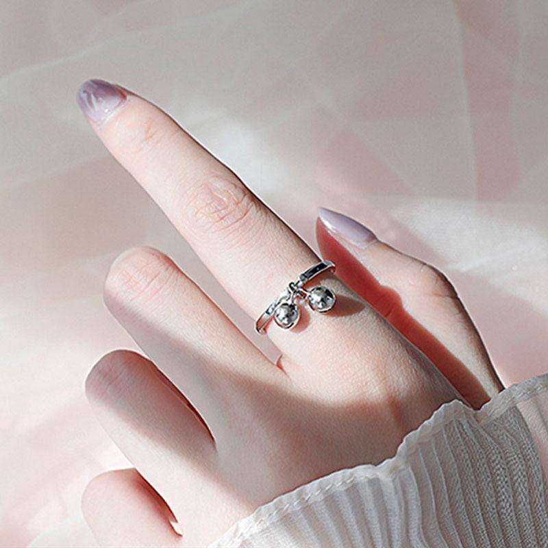 

Кольцо-колокольчик Креативный дизайн Регулируемое открытое кольцо Кольцо на указательный палец
