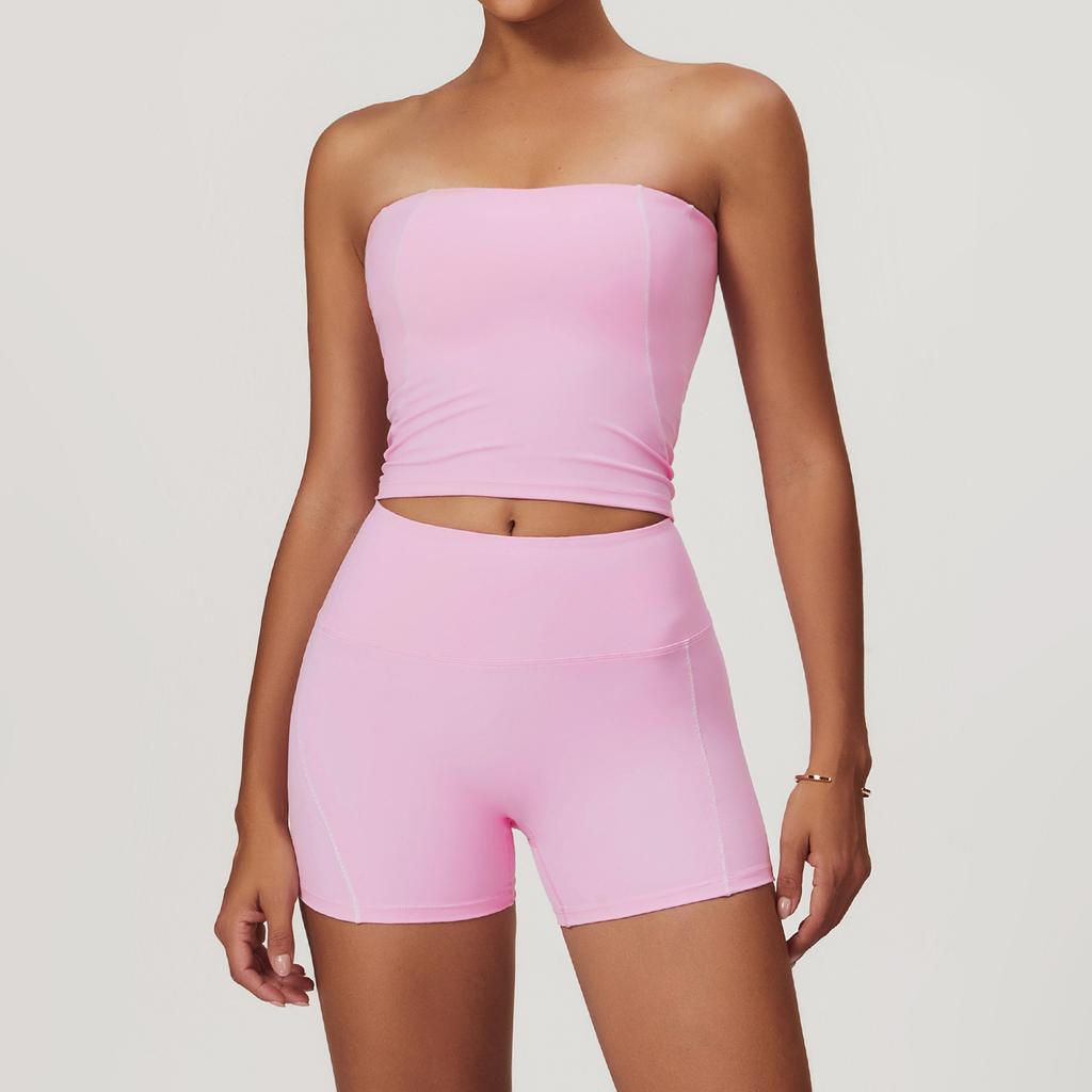 Mikeyoga 2-teiliges Yoga-Set für Damen, Kleidung, Workout-Set, Sportbekleidung, Fitnessstudio, Push-Up-Fitness-BH, hohe Taille, Leggings, Sportanzüge