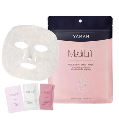 Store Medilift Needle Lift Sheet Mask 3 Needle Microneedle Sheet Mask for Daily Care [Official Exclusive] + Pouches, Use, All-in-One Anti-Aging