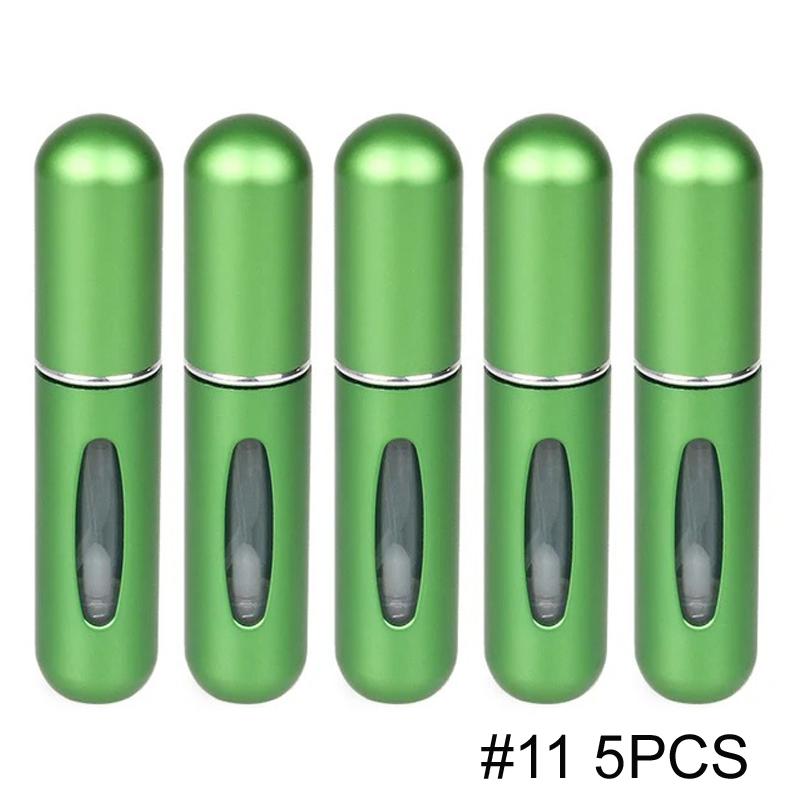 1/5/10PCS 5ml Portable Perfume Atomizer Mini Perfume Bottle Sample Spray Bottle Dispenser Cosmetic Travel Container