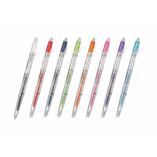 Pilot 3-color Ballpoint Pen That Disappears When Rubbed Frixion Ball 3 Slim 0.38 Non-color LKFBS60UFNC