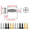 50pcs Electric Guitar Bass Pickguard Screws & 1pc 3.5cm Mini Storage Box Universal Guitar Screws Musical Instrument Accessories