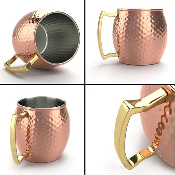 Verre pour cocktail Moscow Mule Mug 550 ml en Cuivre