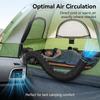 Air Conditioning Ventilation Hose for Porta Split Car Back Seat, Portable Car Air Duct with USB Flow Fan, Adjustable Air Pipe
