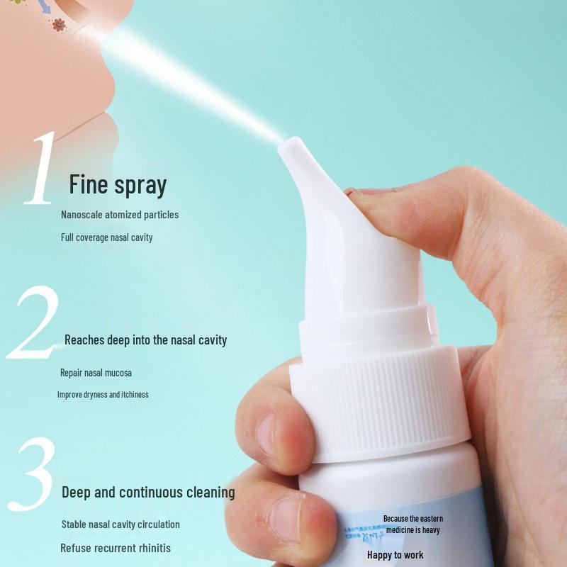 Qiai Nasal Spray for Allergy Relief: Alleviates Congestion, Dryness, Itchiness, Runny Nose & Breathing Difficulties