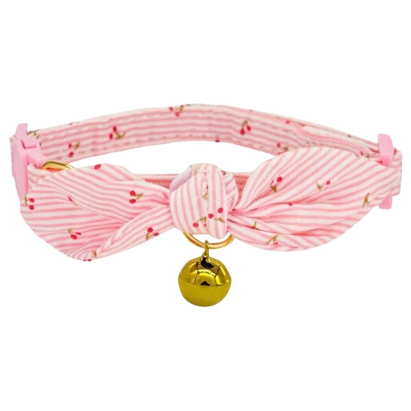 Knitted Pet Collar Adjustable Design for Small Medium Large Dogs and Cats Comfortable Daily Walking Outdoor