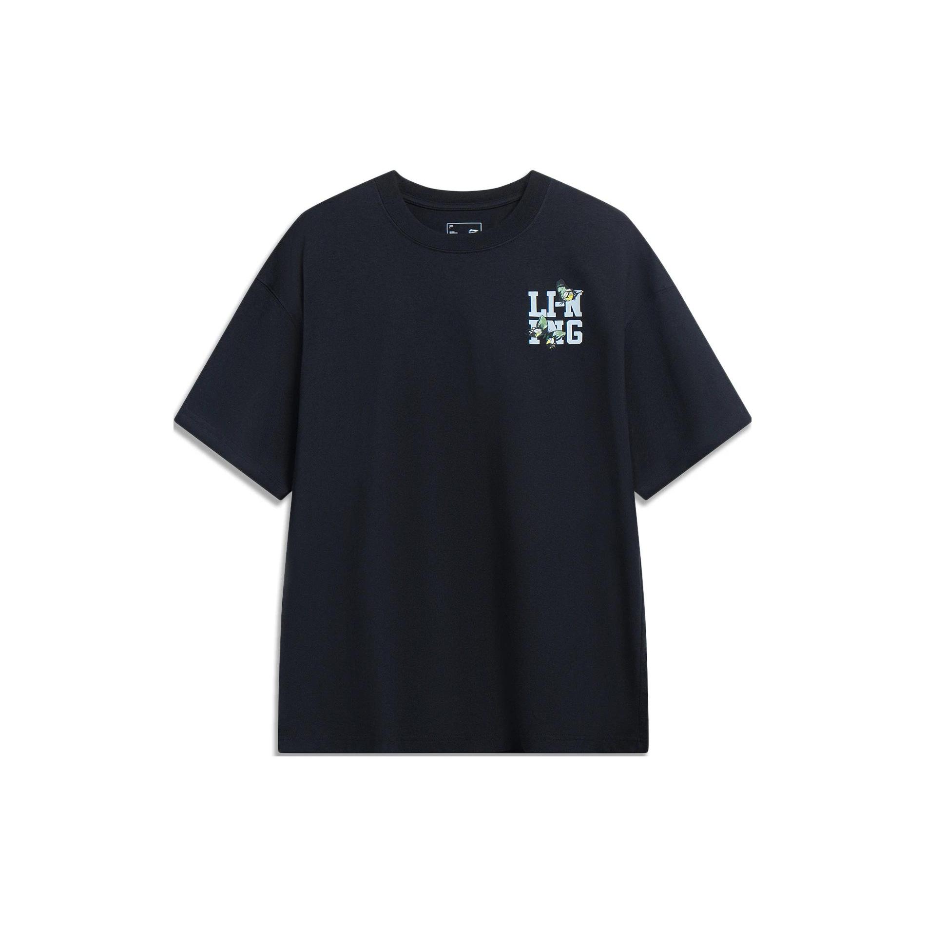 Li Ning China Culture Collection T Shirt Men s Black AHST203-4 M