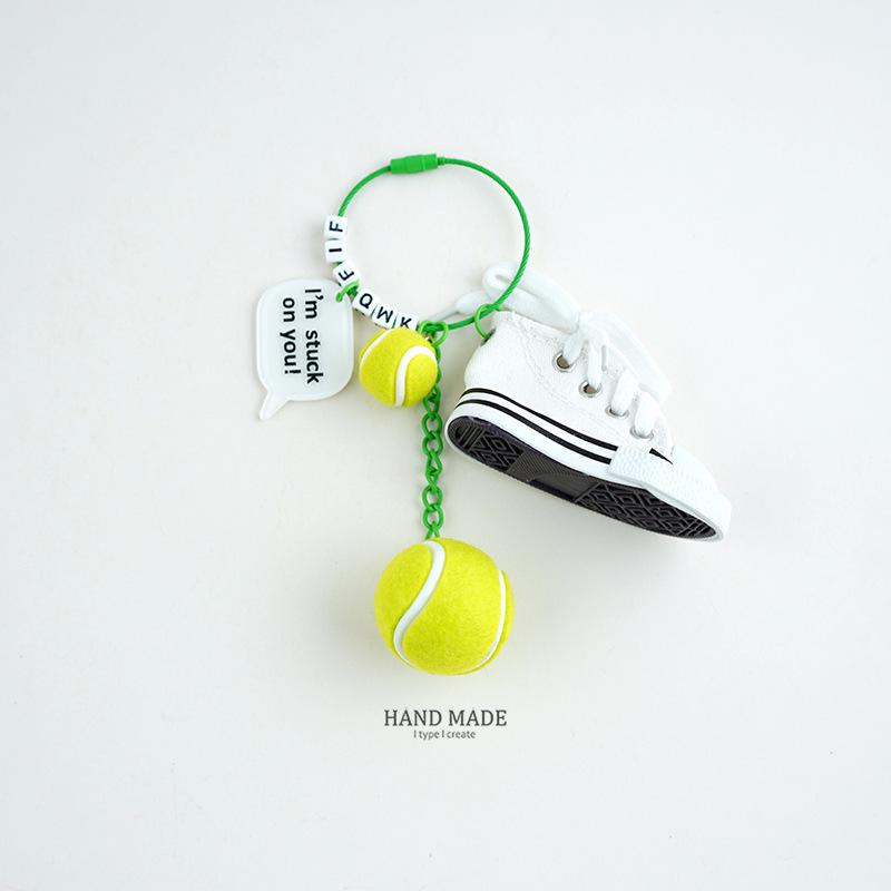 Unisex Bag Pendants Tennis Shoes Cute Kawaii Funny Fashionable Bag Accessories High-quality Multifunctional Keychains For Couple