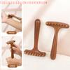 1 Pcs Portable Sandalwood Gua Sha Massage Brush Head Neck Abdominal Leg Body Meridian Massager Wooden Therapy Massage Tools