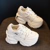 Women's 2024 Autumn Platform Sneakers with Hidden Heel and Soft Sole