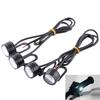 4PCS Motorcycle LED Eagle Eye Driving Light Reverse Backup Light Fog Lamp Headlight 12V 3W Daytime Running Lamp Moto Accessories