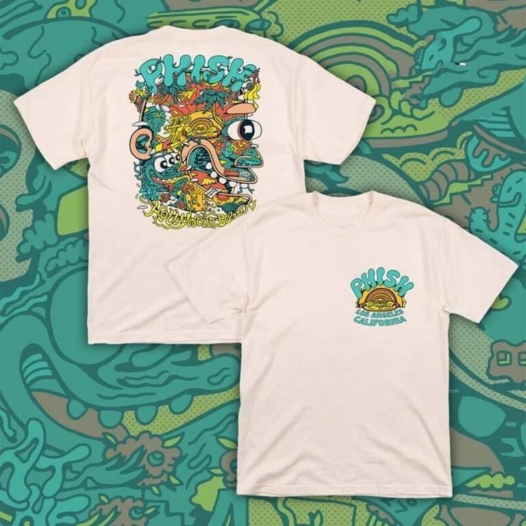 

Hot Phish Los Angeles April 25–27 2025 Hollywood Bowl Two Sided BL1467 3XL