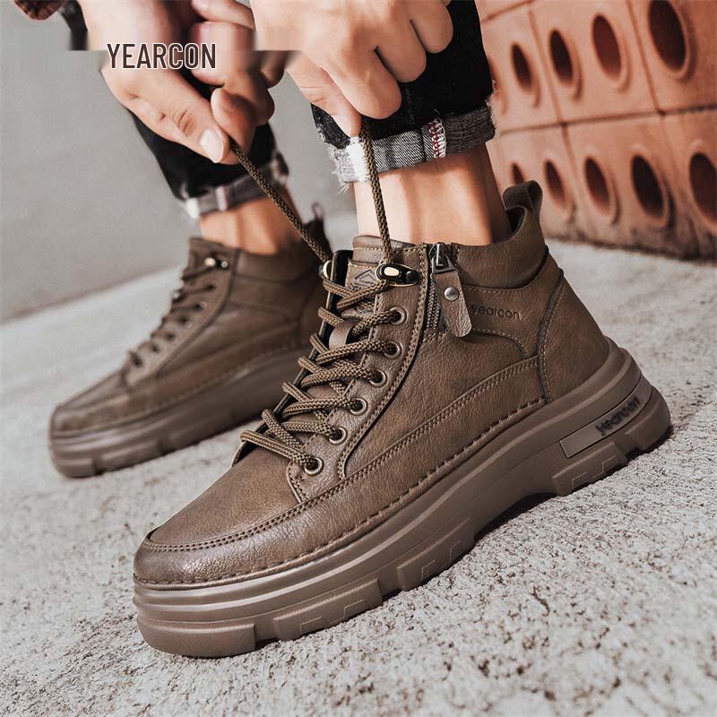 Eerkang Men s High-Top Casual Martin Boots 42